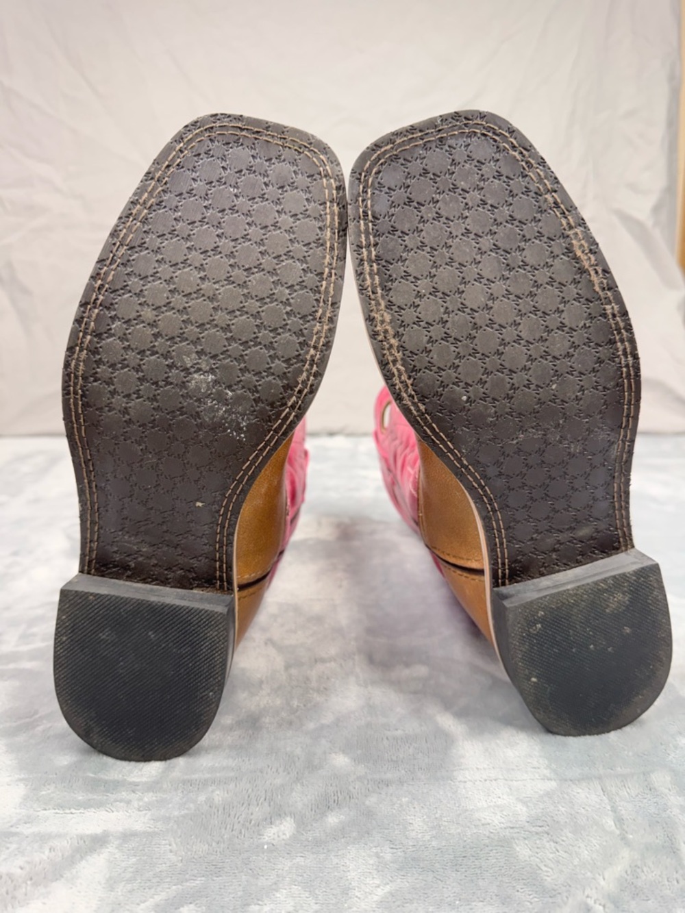 Smoky Mountain Pink and Tan Boots - Picture 11 of 12